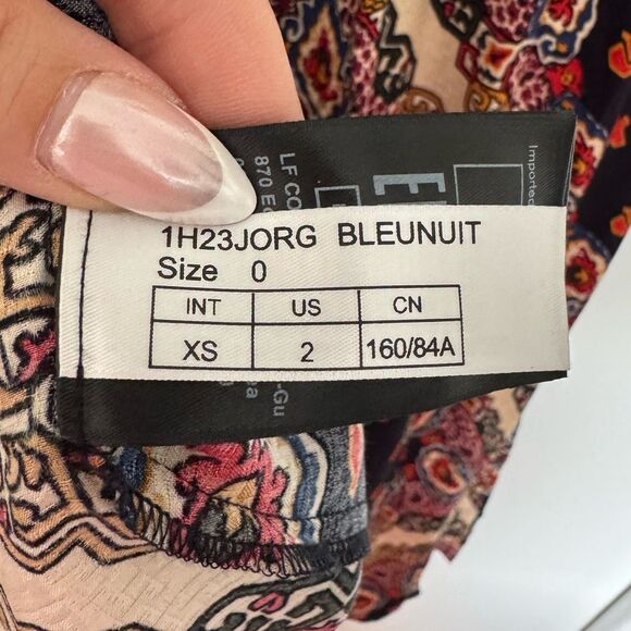 ba&sh Jorgina Bandana Print Midi Dress XS - Picture 10 of 11